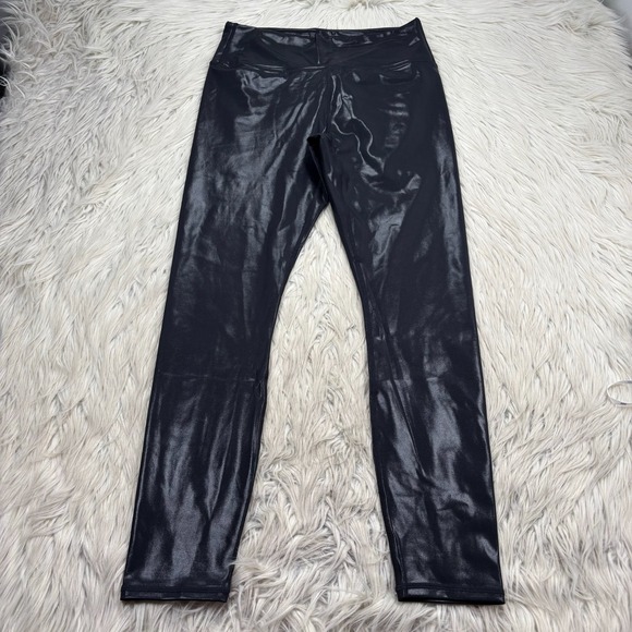 Fabletics Pants - NWT Fabletics Women's L Black Anywhere Motion365+ Shine High Rise Leggings
